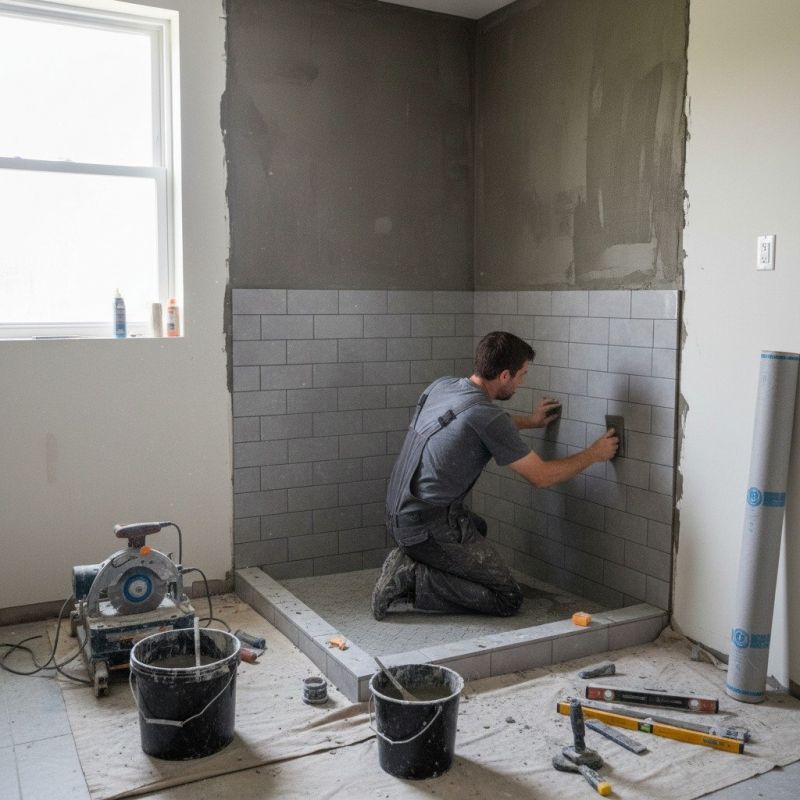 Shower Floor Tiling in Longmont, CO