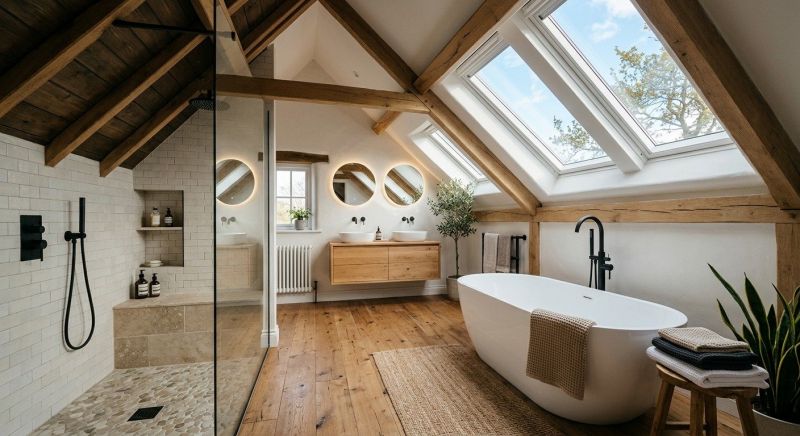 Attic Bathroom Remodeling in West Chester, PA