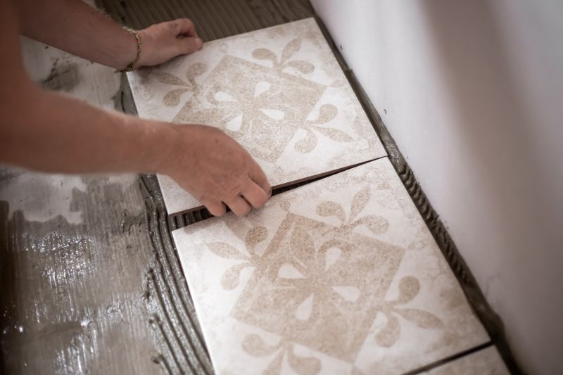 Mosaic Tile Floor Installation in Fredericksburg, VA