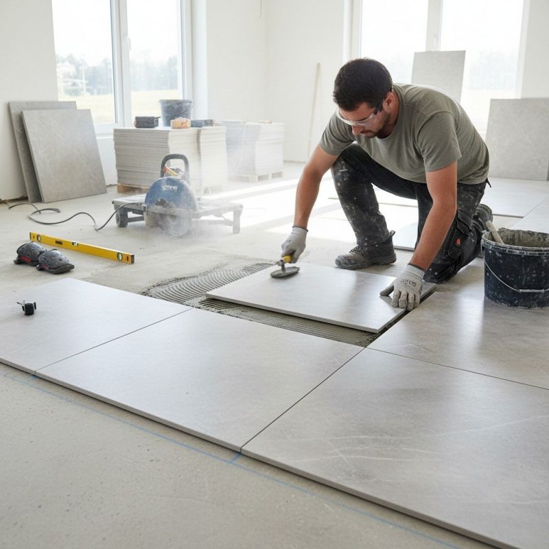 Mosaic Tile Floor Installation in Frederick, MD
