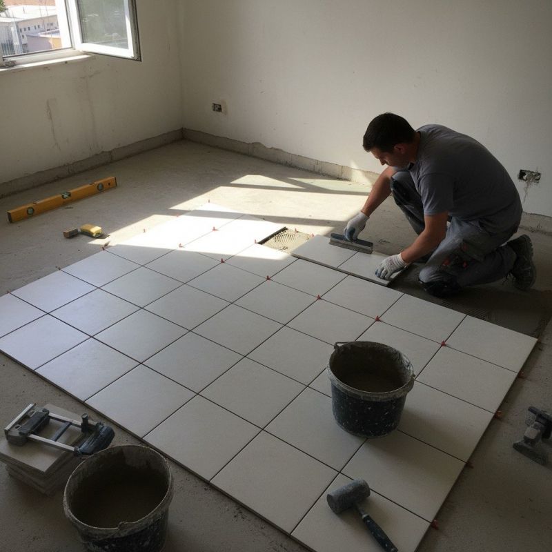 Slate Tile Floor Installation in Fredericksburg, VA