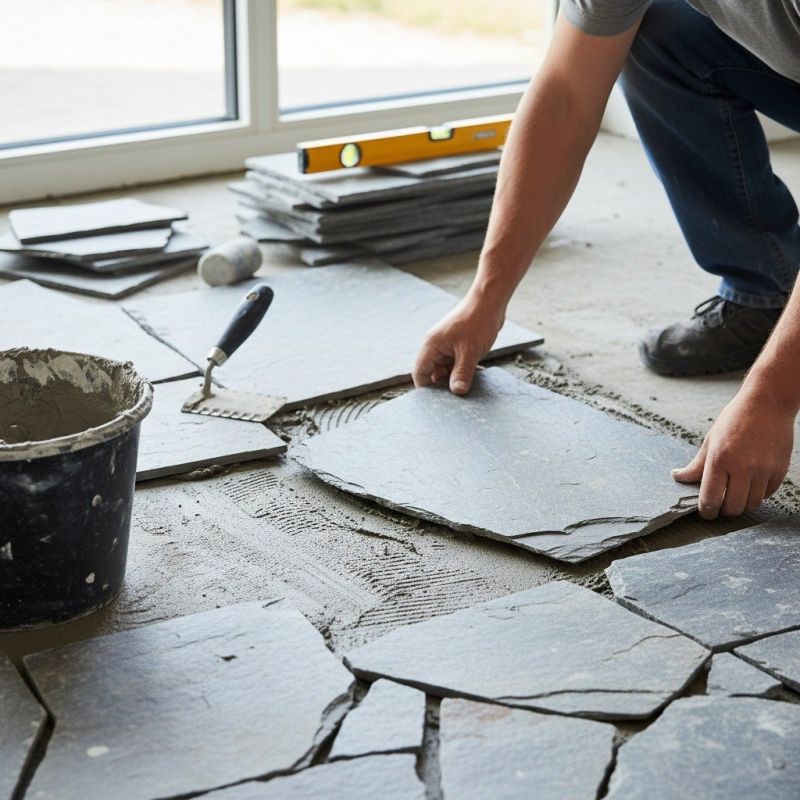 Stone Floor Installation in Alpharetta, GA